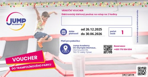 Vánoční voucher Jump Academy